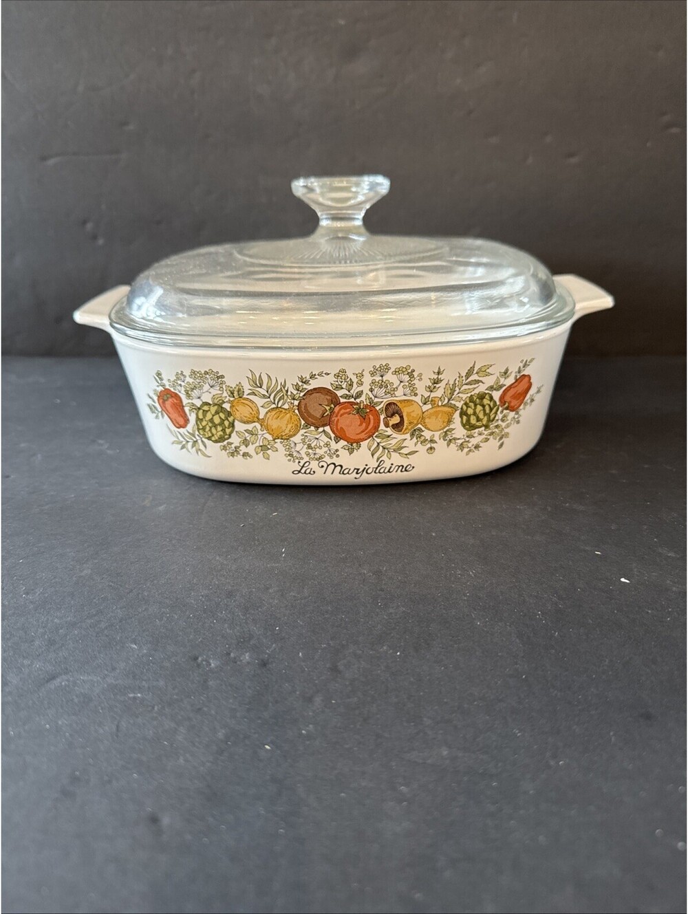 Vintage Corning Ware Spice Of Life La Marjolaine Casserole Dish W Lid 2 Qt